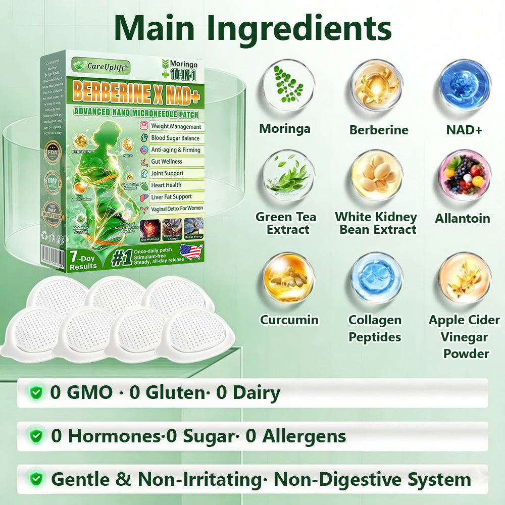 🇺🇲𝐂𝐚𝐫𝐞𝐔𝐩𝐥𝐢𝐟𝐭® 𝑴𝒐𝒓𝒊𝒏𝒈𝒂 & 𝑩𝒆𝒓𝒃𝒆𝒓𝒊𝒏𝒆 𝟏𝟎-𝐈𝐍-𝟏 𝐀𝐝𝐯𝐚𝐧𝐜𝐞𝐝 𝐍𝐚𝐧𝐨 𝐌𝐢𝐜𝐫𝐨𝐧𝐞𝐞𝐝𝐥𝐞 𝐏𝐚𝐭𝐜𝐡