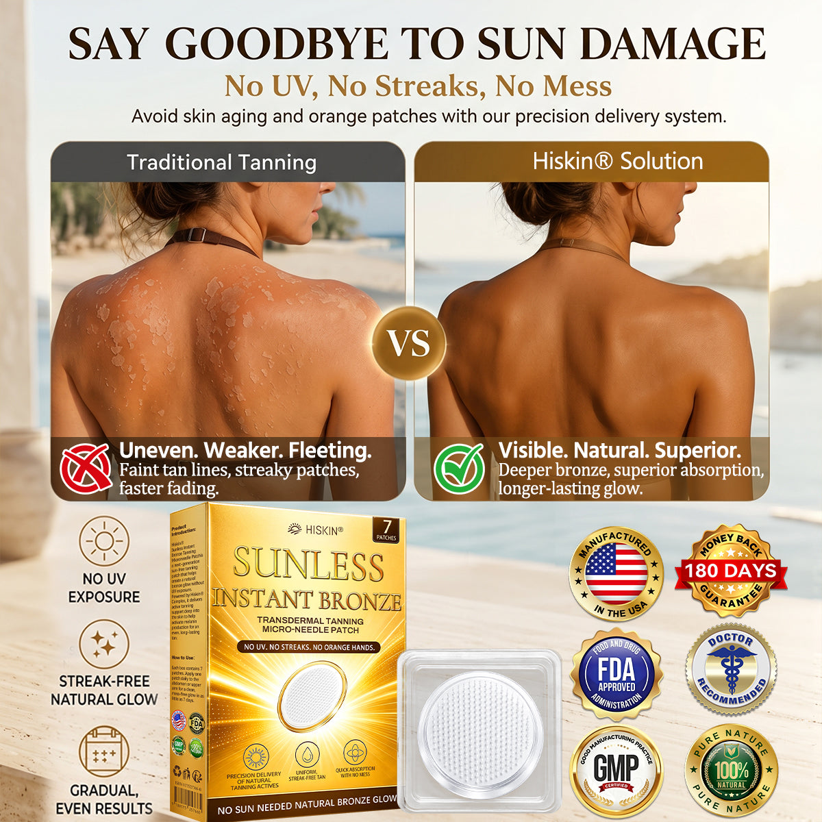 🎁30off% 𝐎𝐟𝐟𝐢𝐜𝐢𝐚𝐥𝐞𝐫 𝐃𝐞𝐮𝐭𝐬𝐜𝐡𝐥𝐚𝐧𝐝-𝐒𝐡𝐨𝐩 | ☀️☀️ 𝐇𝐢𝐬𝐤𝐢𝐧® 𝐒𝐮𝐧𝐥𝐞𝐬𝐬 𝐈𝐧𝐬𝐭𝐚𝐧𝐭 𝐁𝐫𝐨𝐧𝐳𝐞 𝐓𝐚𝐧𝐧𝐢𝐧𝐠 𝐌𝐢𝐜𝐫𝐨𝐧𝐞𝐞𝐝𝐥𝐞 𝐏𝐚𝐭𝐜𝐡 🇺🇸 (𝐉𝐮𝐬𝐭 𝐨𝐧𝐜𝐞 𝐚 𝐝𝐚𝐲) 𝐕𝐢𝐬𝐢𝐛𝐥𝐞 𝐁𝐫𝐨𝐧𝐳𝐞 𝐆𝐥𝐨𝐰 𝐢𝐧 𝟕 𝐃𝐚𝐲𝐬 ✅ 𝐍𝐨 𝐔𝐕, 𝐍𝐨 𝐎𝐫𝐚𝐧𝐠𝐞, 𝐍𝐨 𝐒𝐭𝐫𝐞𝐚𝐤𝐬, 𝐍𝐨 𝐃𝐇𝐀, 𝐍𝐨 𝐌𝐞𝐬𝐬.