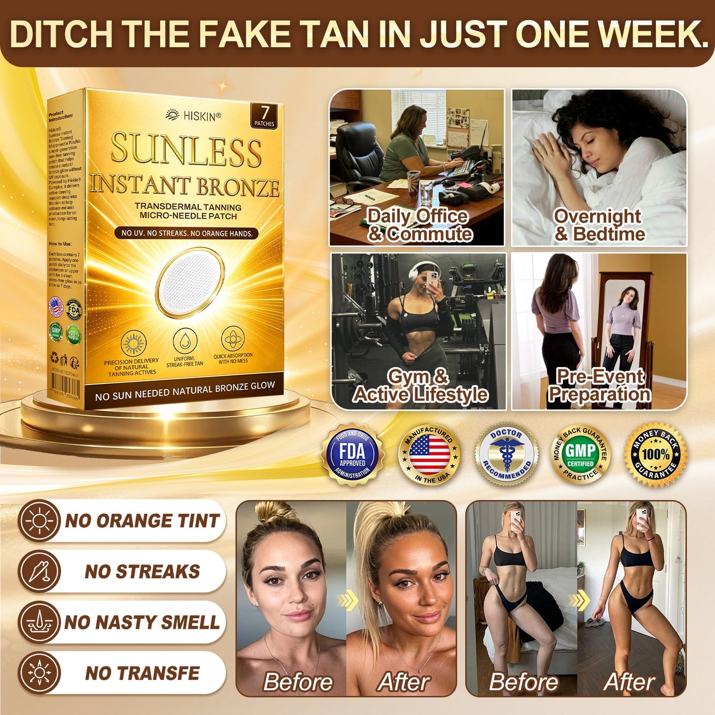 🎁30off% 𝐎𝐟𝐟𝐢𝐜𝐢𝐚𝐥𝐞𝐫 𝐃𝐞𝐮𝐭𝐬𝐜𝐡𝐥𝐚𝐧𝐝-𝐒𝐡𝐨𝐩 | ☀️☀️ 𝐇𝐢𝐬𝐤𝐢𝐧® 𝐒𝐮𝐧𝐥𝐞𝐬𝐬 𝐈𝐧𝐬𝐭𝐚𝐧𝐭 𝐁𝐫𝐨𝐧𝐳𝐞 𝐓𝐚𝐧𝐧𝐢𝐧𝐠 𝐌𝐢𝐜𝐫𝐨𝐧𝐞𝐞𝐝𝐥𝐞 𝐏𝐚𝐭𝐜𝐡 🇺🇸 (𝐉𝐮𝐬𝐭 𝐨𝐧𝐜𝐞 𝐚 𝐝𝐚𝐲) 𝐕𝐢𝐬𝐢𝐛𝐥𝐞 𝐁𝐫𝐨𝐧𝐳𝐞 𝐆𝐥𝐨𝐰 𝐢𝐧 𝟕 𝐃𝐚𝐲𝐬 ✅ 𝐍𝐨 𝐔𝐕, 𝐍𝐨 𝐎𝐫𝐚𝐧𝐠𝐞, 𝐍𝐨 𝐒𝐭𝐫𝐞𝐚𝐤𝐬, 𝐍𝐨 𝐃𝐇𝐀, 𝐍𝐨 𝐌𝐞𝐬𝐬.